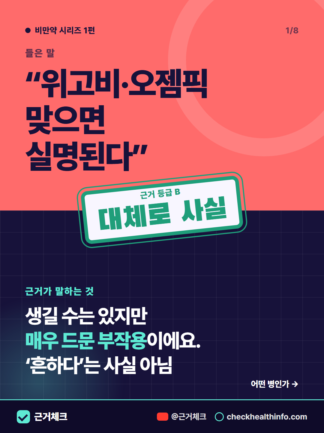 위고비 맞으면 실명된다? 세마글루타이드와 시신경 손상(NAION) 1/8