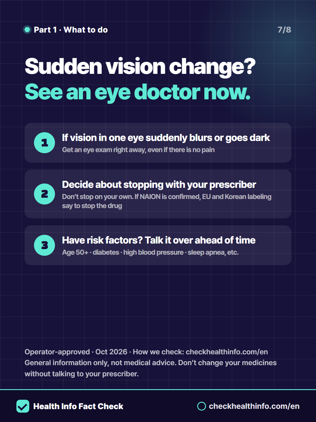 Can Wegovy make you go blind? Semaglutide and optic nerve damage (NAION) 7/8